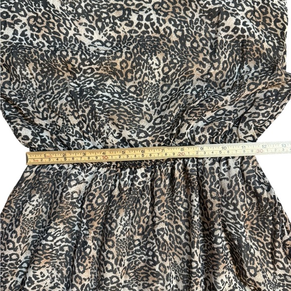 Alice + Olivia Silk Leopard Print Mini Dress SZ XS Evening Wear Classy Dress - Picture 5 of 13